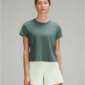 Lululemon Athletica Green T-Shirt Size 8